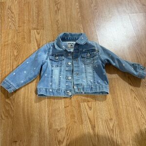 OshKosh Jean Jacket with hearts